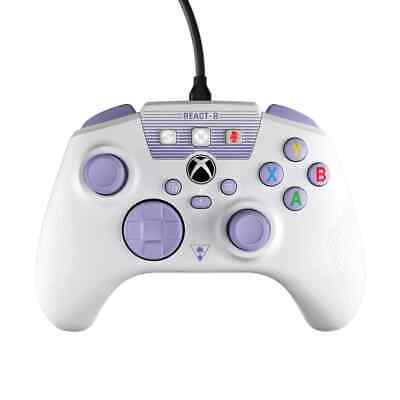 Turtle Beach REACT-R Wired Controller - White/Purple